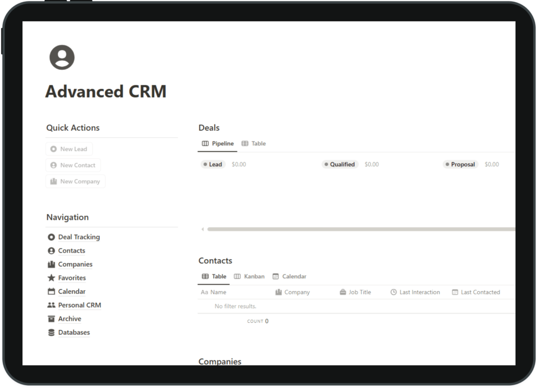 Notion Templates