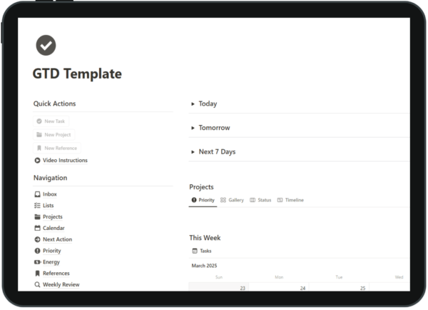 Best Notion Task Template