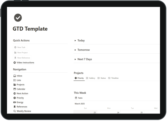 Best Notion Task Template