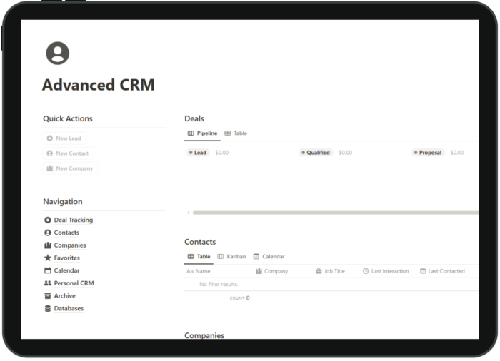 Notion Templates
